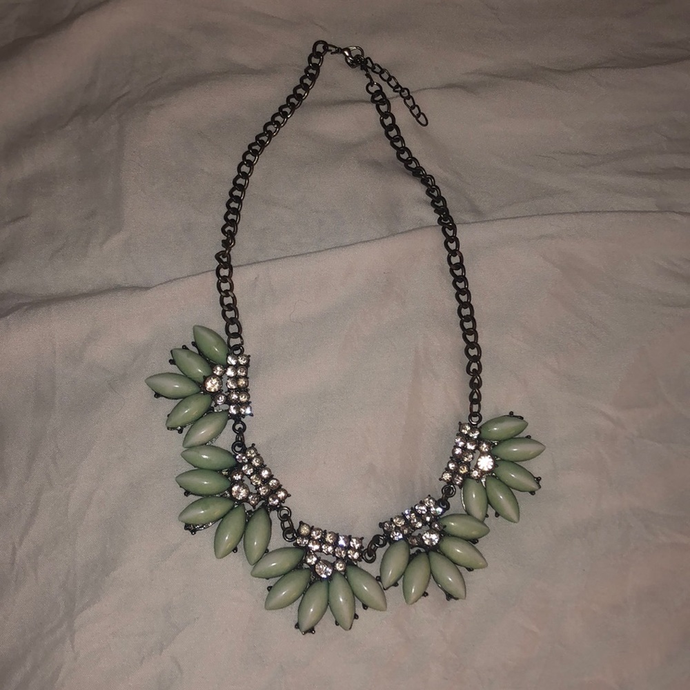 Light Turquoise and silver necklace